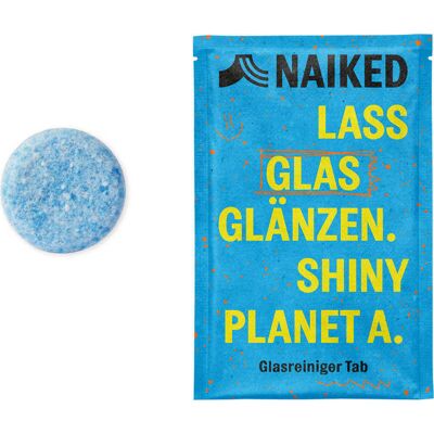 Naiked Limpiacristales en pastilla Let Glassd Shine. Shiny Planet A Naiked Limpiacristales en pastilla Let Glassd Shine. Shiny Planet A