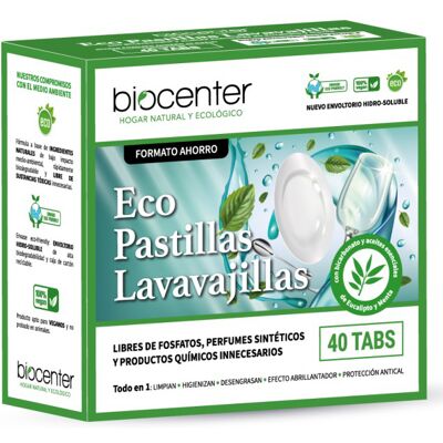 Biocenter Eco pastillas para lavavajillas formato ahorro Biocenter Eco pastillas para lavavajillas formato ahorro
