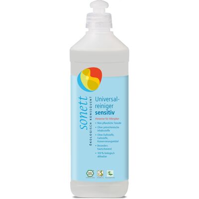 Sonett Limpiador multiusos y vajillas - Sensitive (500ml.) Sonett Limpiador multiusos y vajillas - Sensitive (500ml.)