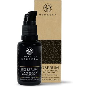 Herbera Bio Serum vitaminas C y E + ácidos ferúlico y hialurónico Nutritive Repair