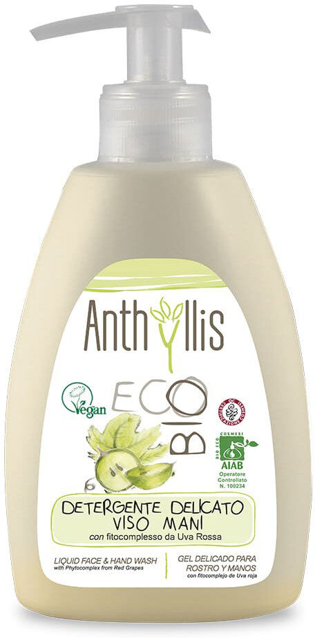 Anthyllis Gel limpiador delicado para cara y manos