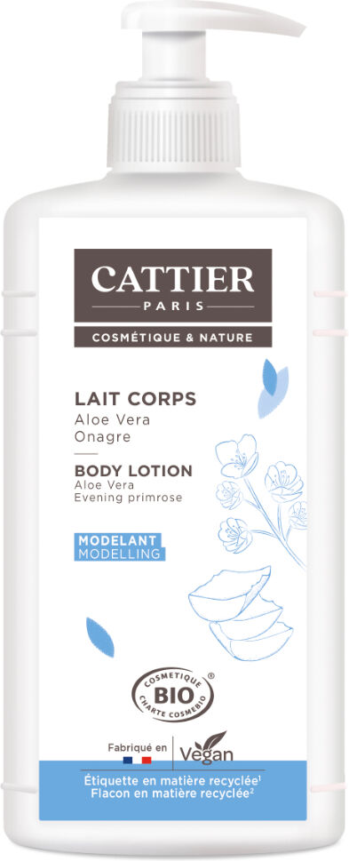 Cattier Leche corporal modelante con Aloe Vera y Onagra