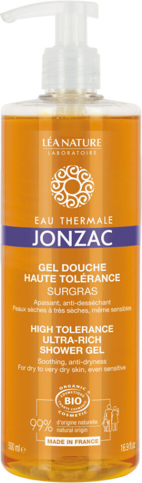 Jonzac Gel de ducha de alta tolerancia extra graso calmante