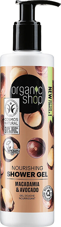 Organic Shop Gel de ducha nutritivo - Macadamia y Aguacate