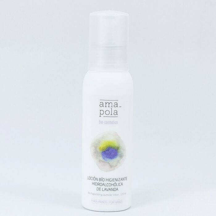 Amapola bio·cosmetics Loción bio-Higienizante Hidroalcohólica de Lavanda para manos