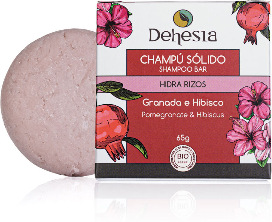 Dehesia Champú Sólido Hidra Rizos con Granada e Hibisco