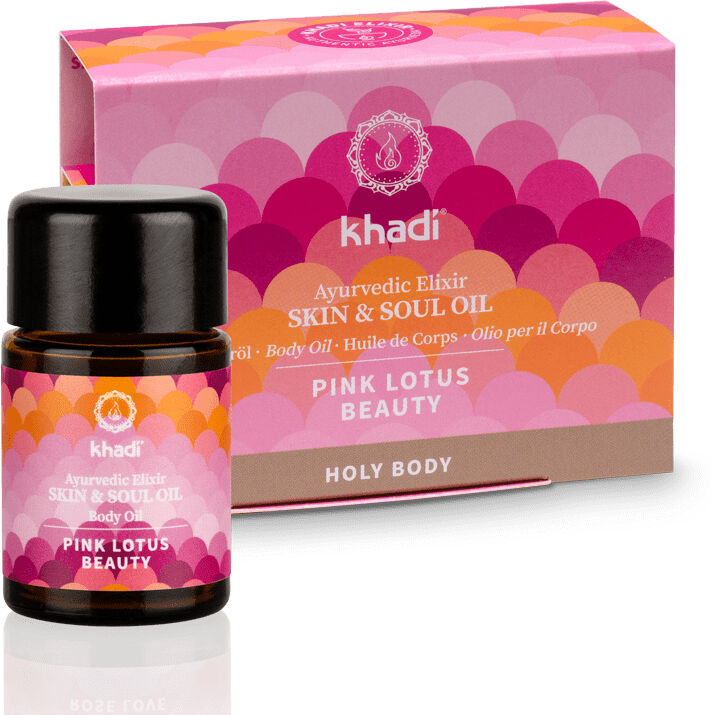 Khadi Aceite corporal ayurvédico Pink Lotus Beauty (10ml.)