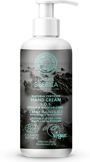 Natura Siberica Crema de manos SOS reparación e hidratación (250ml.)