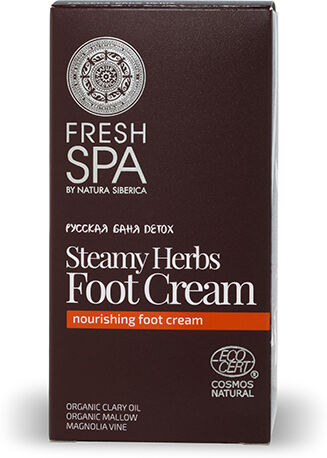 Natura Siberica Crema de pies Steamy Herbs Fresh SPA Bania Detox