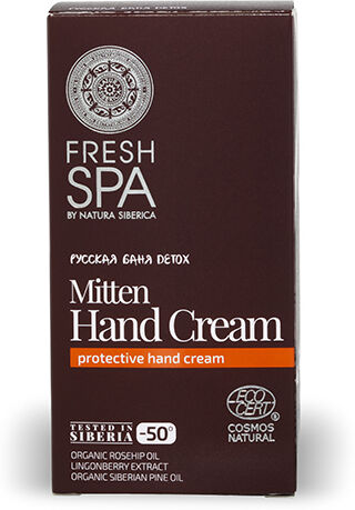 Natura Siberica Crema de manos Rukavitca Fresh SPA Bania Detox