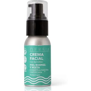 Dersia Crema facial antiarrugas con Spirulina para piel normal o mixta Blue Essence