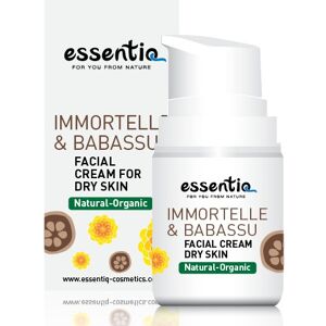 Essentiq Crema facial para piel seca con Siempreviva y Babasú