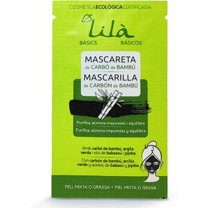 Lilà Cosmètics Mascarilla de carbón de bambú para piel mixta o grasa