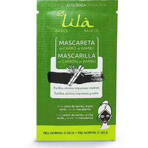 Lilà Cosmètics Mascarilla de carbón de bambú para piel normal o seca