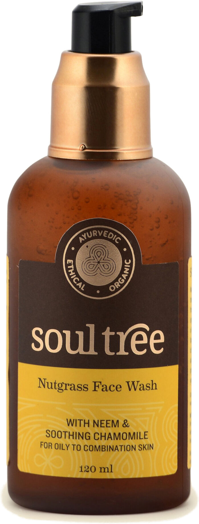 Soultree Gel limpiador facial de Cípero para piel mixta o grasa (120ml.)