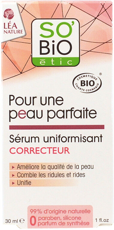 SO'BiO étic Sérum corrector Pour une peau parfaite