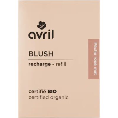Avril Recarga de colorete compacto multiusos Pêche Rosé Mat - NUEVA FÓRMULA Avril Recarga de colorete compacto multiusos Pêche Rosé Mat - NUEVA FÓRMULA