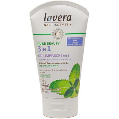 Lavera Gel limpiador 3 en 1 para piel mixta y grasa Pure Beauty Lavera Gel limpiador 3 en 1 para piel mixta y grasa Pure Beauty