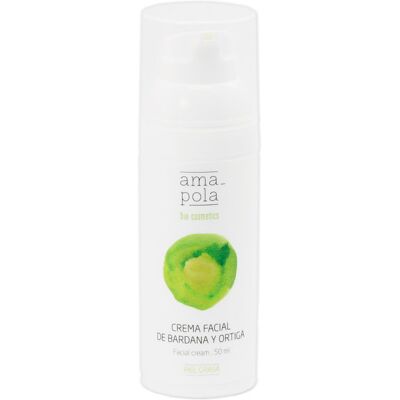 Amapola bio·cosmetics Crema facial de Bardana y Ortiga para piel grasa Amapola bio·cosmetics Crema facial de Bardana y Ortiga para piel grasa