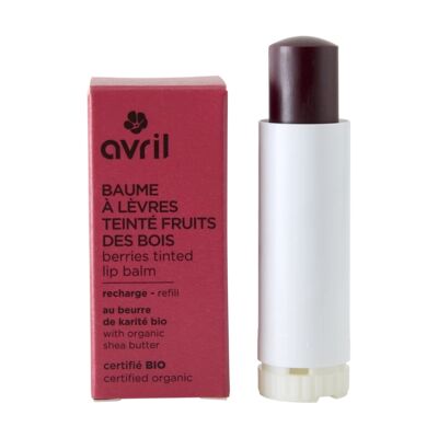 Avril Recarga de bálsamo labial con color - Frutos del bosque Avril Recarga de bálsamo labial con color - Frutos del bosque