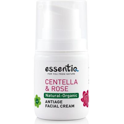 Crema facial anti-edad Essentiq con Centella y Rosa - 50ml Crema facial anti-edad Essentiq con Centella y Rosa - 50ml
