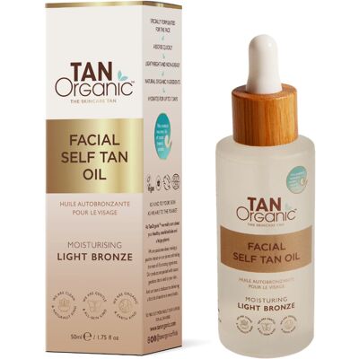 TanOrganic Aceite autobronceador facial hidratante TanOrganic Aceite autobronceador facial hidratante