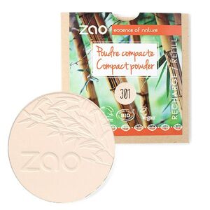 Zao Make-up Recarga de polvo compacto 301 Ivoire