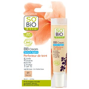 SO'BiO étic BB-crema textura ligera Perfecteur de Teint FPS 10 - 01 Beige Nude
