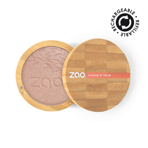 Zao Make-up Polvo compacto iluminador 310 Champagne Rosé