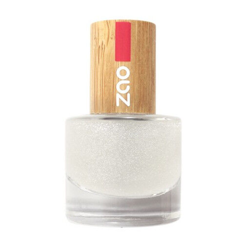 Zao Make-up Esmalte de uñas 10-free 665 Top Coat Pailleté