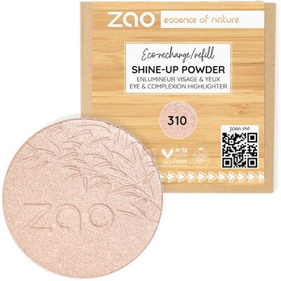 Zao Make-up Polvo iluminador recarga Pink Champagne - 310 Zao Make-up Polvo iluminador recarga Pink Champagne - 310