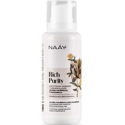 Naáy Aceite limpiador desmaquillante Rich Purity Naáy Aceite limpiador desmaquillante Rich Purity