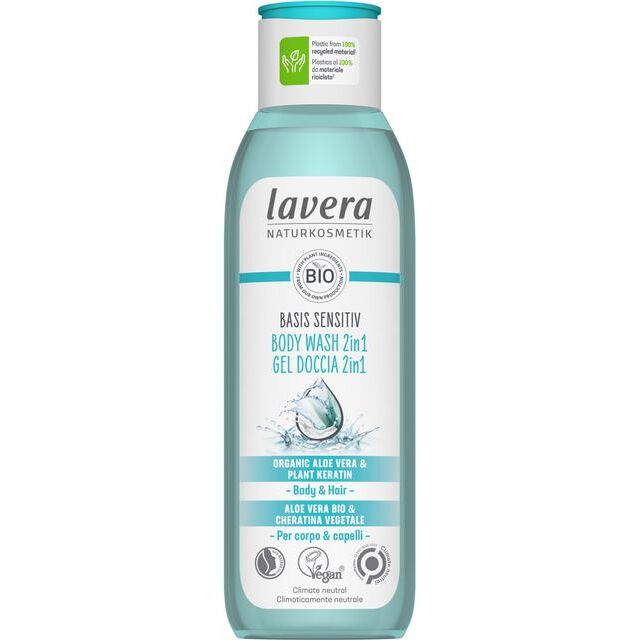 Lavera Gel de ducha y champú 2 en 1 Basis Sensitiv