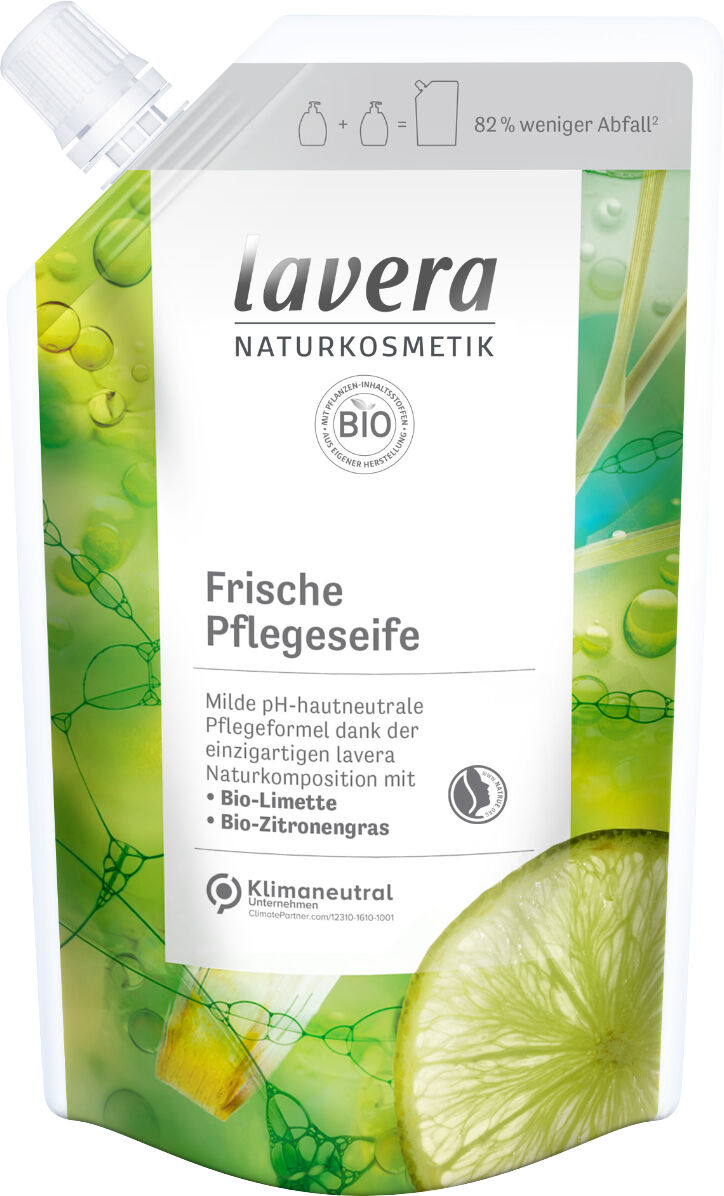 Lavera Recarga de gel de manos fresco Lime Care