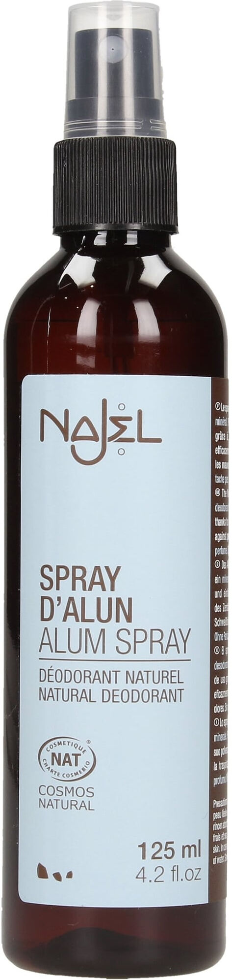 Najel Desdorante natural de Alumbre en spray