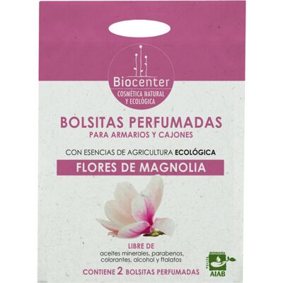 Biocenter Bolsitas perfumadas para armarios y cajones - Flores de Magnolia Biocenter Bolsitas perfumadas para armarios y cajones - Flores de Magnolia
