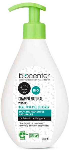 Biocenter Champú natural para perros de piel delicada