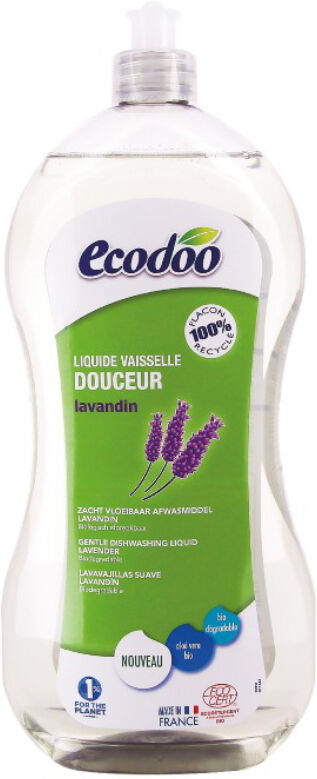 Ecodoo Lavavajillas líquido concentrado suave Doceur Lavandin