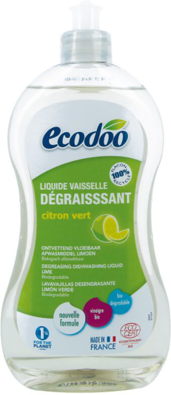 Ecodoo Lavavajillas líquido concentrado desengrasante Citron Vert