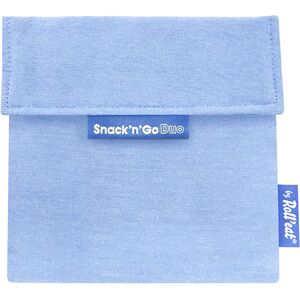 Roll'eat Porta snacks Snack'n'Go Duo Eco Azul