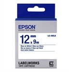 Epson LK-4WLN Cinta azul sobre blanco 12mm (C53S654022)