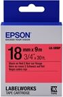 Epson LK-5RBP Cinta negro sobre rojo pastel 18mm (C53S655002)