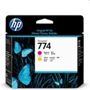 HP 774 Cabezal impresión magenta y amarillo (P2V99A)