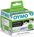 Dymo 1983172 etiqueta de direcciones negro sobre blanco 36x89mm