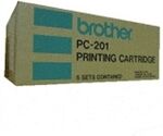 Brother PC-201 Cartucho y bobina negro