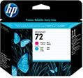 72 Cabezal de impresión (HP C9383A) magenta - cian