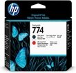 HP 774 Cabezal impresión negro mate y rojo cromático (P2V97A)