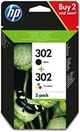 HP 302 Pack (X4D37AE) Cartucho tinta negro + color