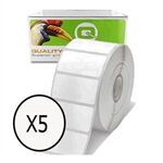 Q-Nomic RD-S05E1 Rollo de etiquetas precortadas 51 mm x 26 mm (Pack 5 unidades)