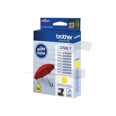 Brother LC-225Y cartucho de tinta amarillo Brother LC-225Y cartucho de tinta amarillo